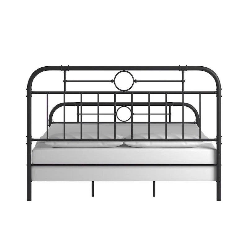 Black Metal Bed