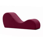 Avana elegante chaise longue voor yoga - Gemaakt in de VS - Ideaal voor stretchen, ontspanning, sporten en meer, 60D x 18W x 26H inch, lichtgrijs