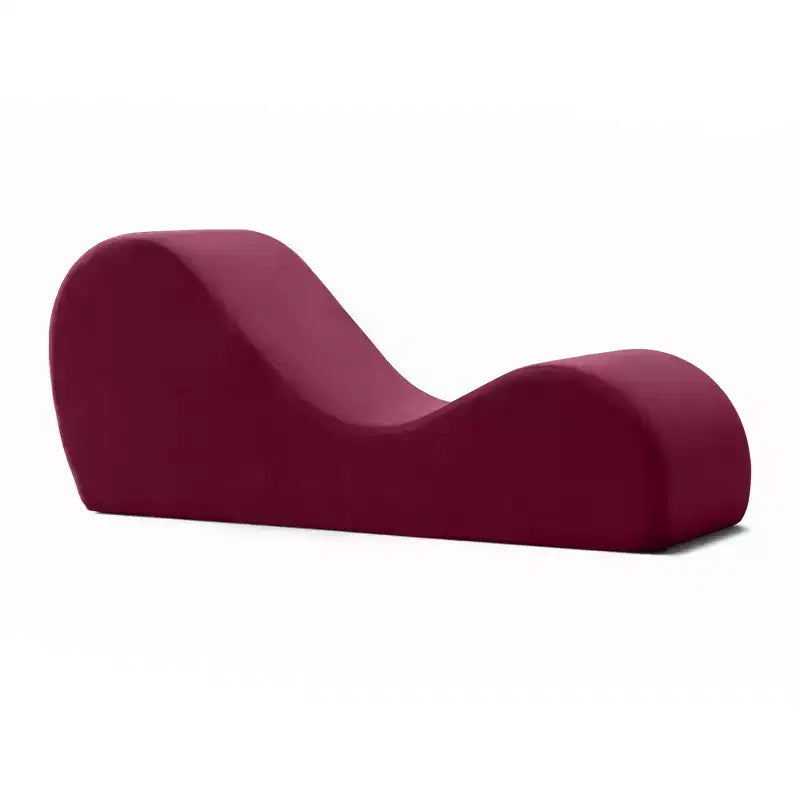 Avana elegante chaise longue voor yoga - Gemaakt in de VS - Ideaal voor stretchen, ontspanning, sporten en meer, 60D x 18W x 26H inch, lichtgrijs