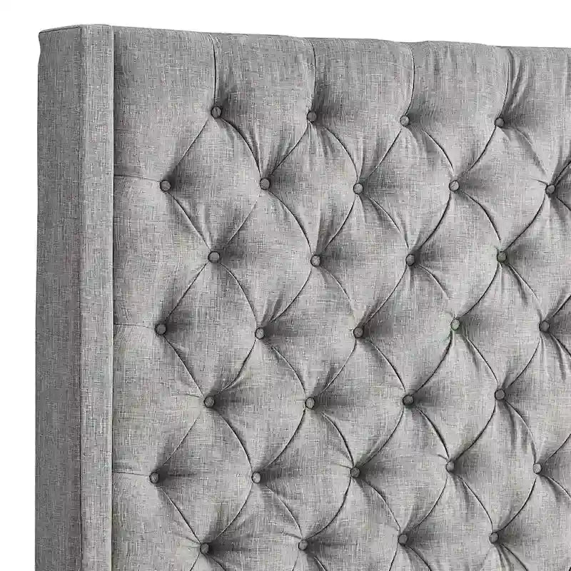 Naples-Kopfteil mit Knopfheftung und Wingback-Design, nur von iNSPIRE Q Artisan