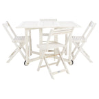 SAFAVIEH Brandy 5-teiliges Outdoor-Esszimmerset – 43 B x 35 T x 29 H