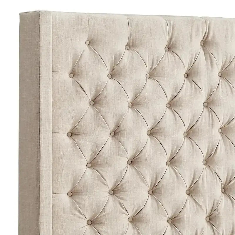 Naples-Kopfteil mit Knopfheftung und Wingback-Design, nur von iNSPIRE Q Artisan