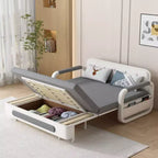 Luck Live moderne slaapbank van 62,2 inch, multifunctionele slaapbank met opbergruimte