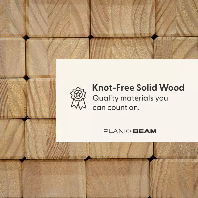 Plank+Beam Solid Wood Farmhouse Twin over Twin Bunk Bed for Adult