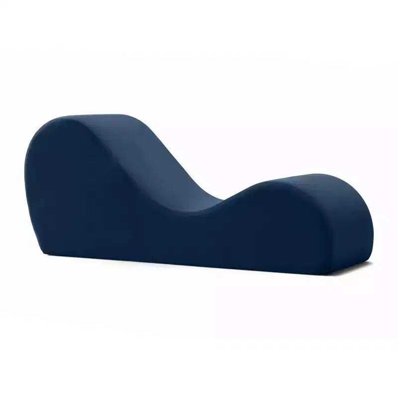 Avana elegante chaise longue voor yoga - Gemaakt in de VS - Ideaal voor stretchen, ontspanning, sporten en meer, 60D x 18W x 26H inch, lichtgrijs
