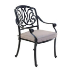 Ensemble repas de 13 pièces en aluminium gris canon de fusil Manasquan par Havenside Home
