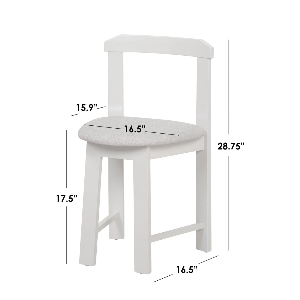 Ensemble de salle à manger rond compact Harrisburg Tobey de 5 pièces