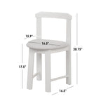 Ensemble de salle à manger rond compact Harrisburg Tobey de 5 pièces