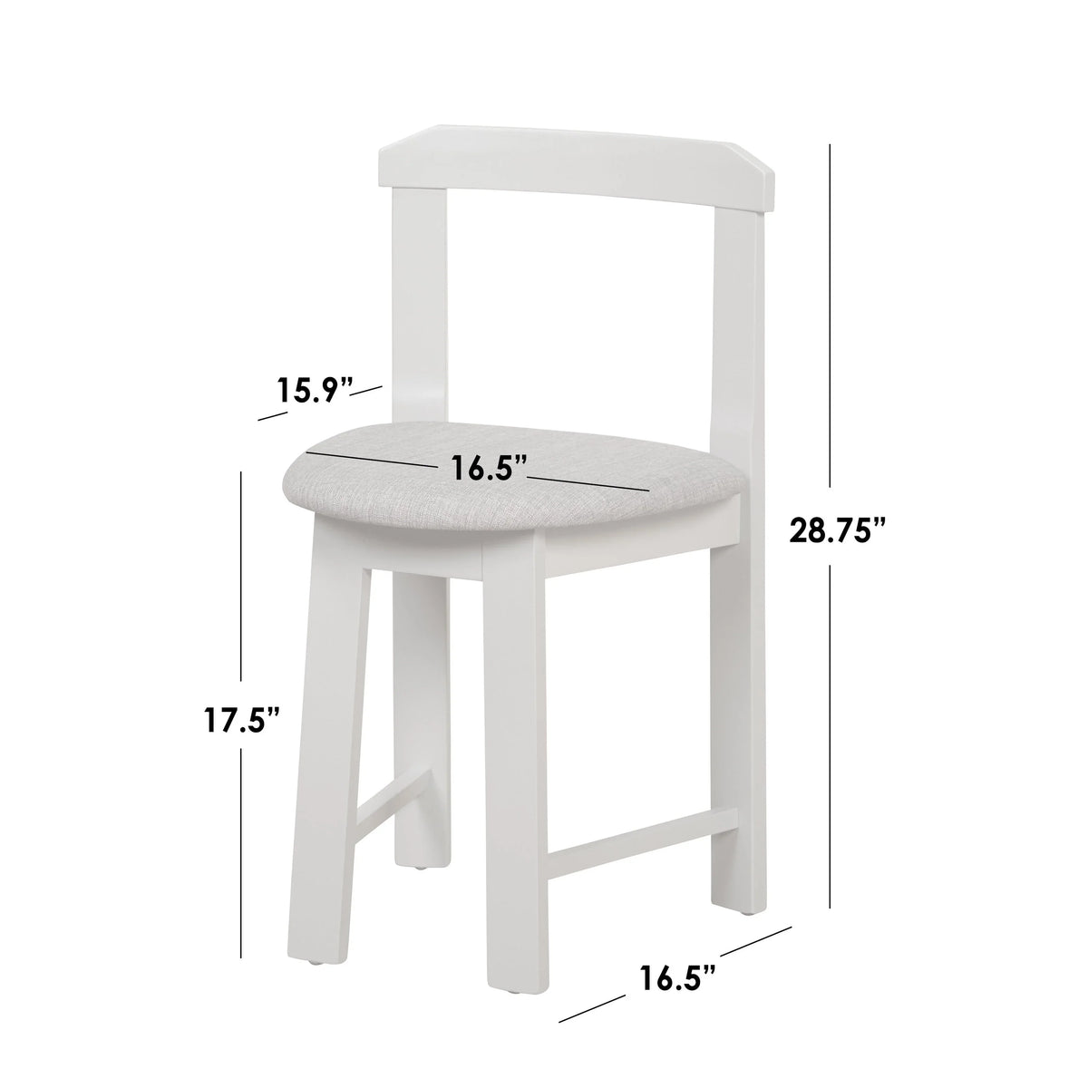 Ensemble de salle à manger rond compact Harrisburg Tobey de 5 pièces