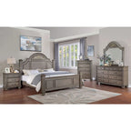 Ensemble traditionnel Vame de 2 pièces comprenant une commode à 9 tiroirs et un miroir, par Furniture of America