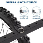 Freistehender Fahrradständer für 5 Fahrräder mit einer hohen Tragfähigkeit von 300 lb, robuster Organizer für die sichere und stabile Aufbewahrung von Fahrrädern in Vorgärten und Hinterhöfen