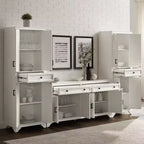 Ensemble 3 pièces Tara de buffet et meuble garde-manger finition vieillie - Crosley