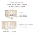 Babyletto Yuzu 8-in-1 umbaubares Babybett mit Umbausets für alle Entwicklungsstufen