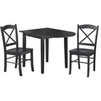 Simple Living Country Cottage Drop Leaf 3-piece Dining Set