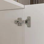 Modern Freestanding Solid Wood Wardrobe Closet With Storage Shelves