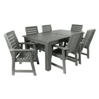 HIGHWOOD PROFESSIONAL 7-teiliges Garten-Ess-Set 42x72