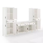 Ensemble 3 pièces Tara de buffet et meuble garde-manger finition vieillie - Crosley