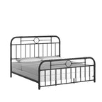 Black Metal Bed