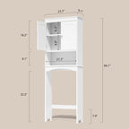 Armoire de rangement pour salle de bains, meuble de rangement pour toilettes, étagère de salle de bains au-dessus des toilettes, toilettes gain de place