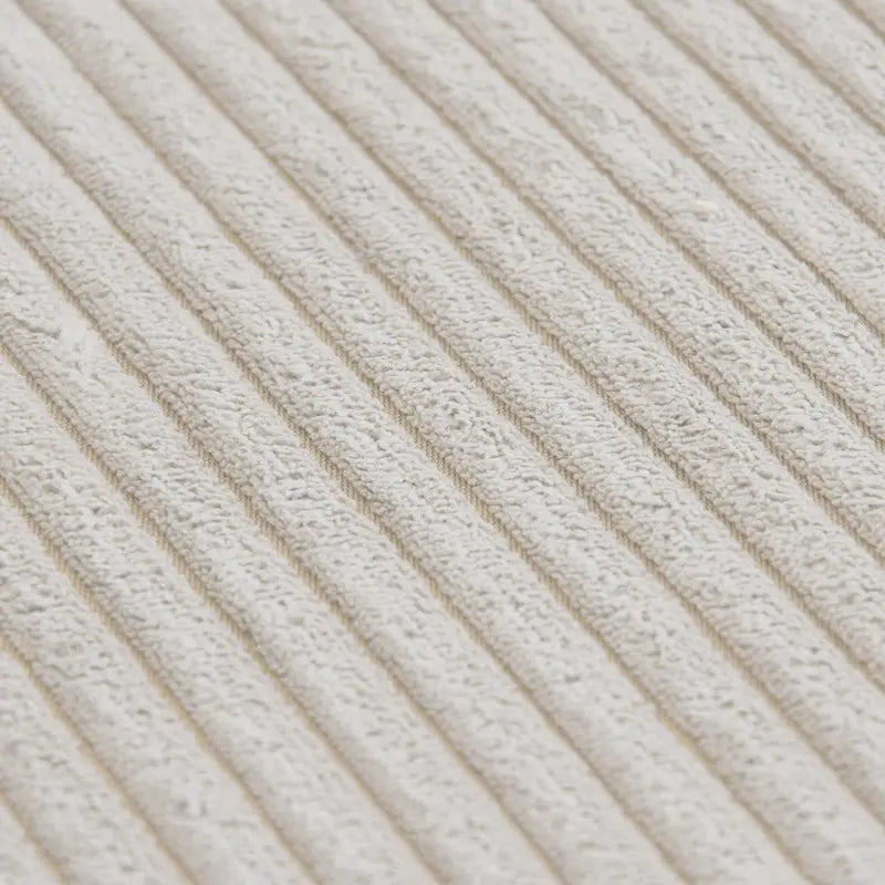 Grote modulaire hoekbank met corduroybekleding, U-vormig, 4-zits, met 2 ottomanen en 5 kussens