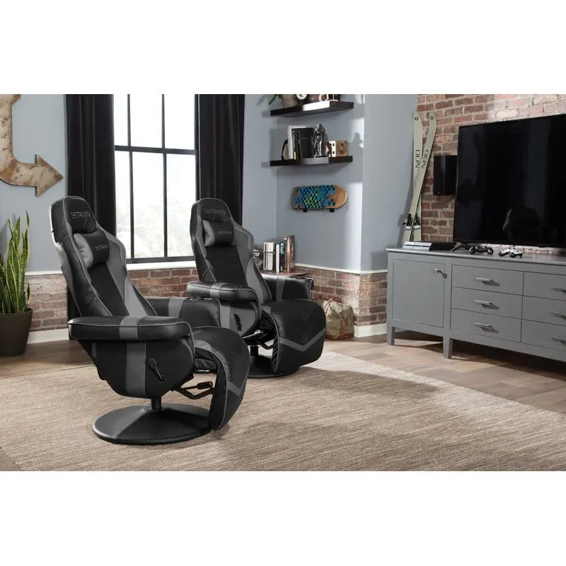 Fauteuil de gaming inclinable avec repose-pieds