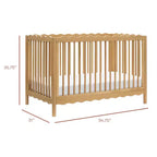Babyletto Swell 4-in-1 Convertible Crib with Toddler Bed Conversion Kit