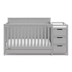 5-in-1 converteerbaar babybedje en commode met lade