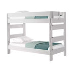 Plank+Beam Solid Wood Farmhouse Twin over Twin Bunk Bed for Adult