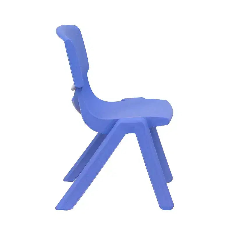 Ensemble table d’activités rectangulaire réglable en hauteur en plastique Emma and Oliver, 23,625 l x 47,25 L, avec 6 chaises