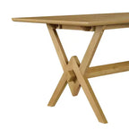 Ensemble de salle à manger moderne du milieu du siècle Simon de Christopher Knight Home, 5 pièces, en bois d’hévéa, avec chaises rembourrées en bouclé