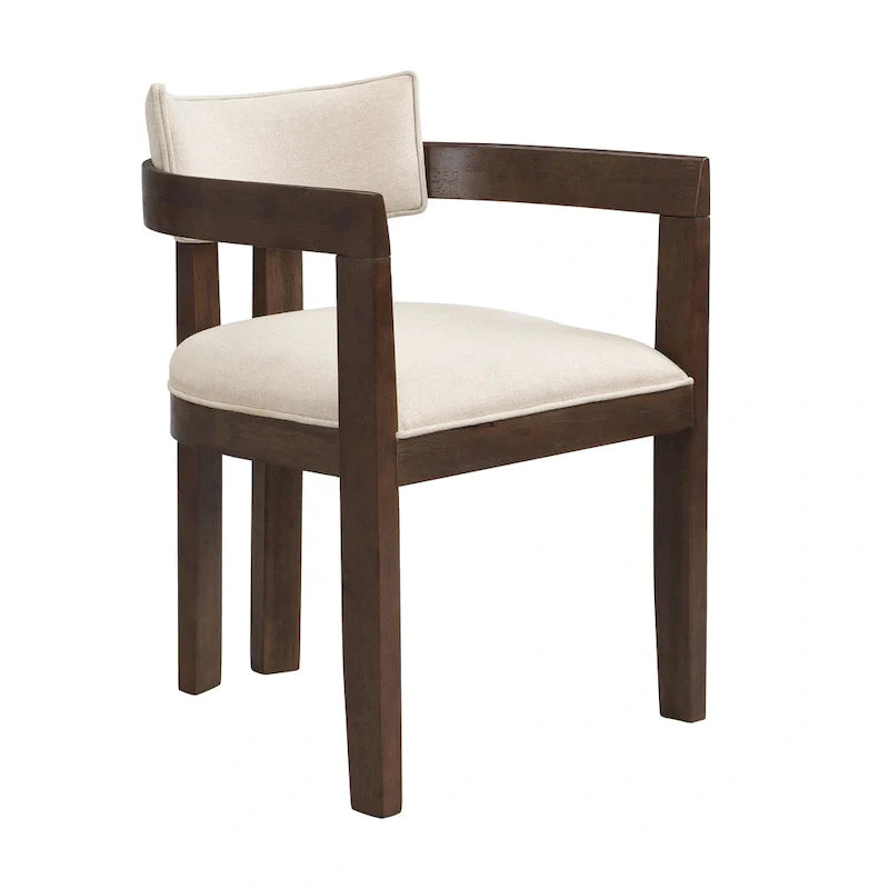 Chaise de salle à manger moderne et raffinée Conrad avec accoudoirs, par Christopher Knight Home