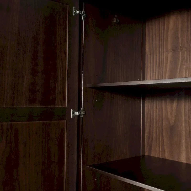 Kleiderschrank aus Massivholz mit 2 Türen – 41 x 72 x 22