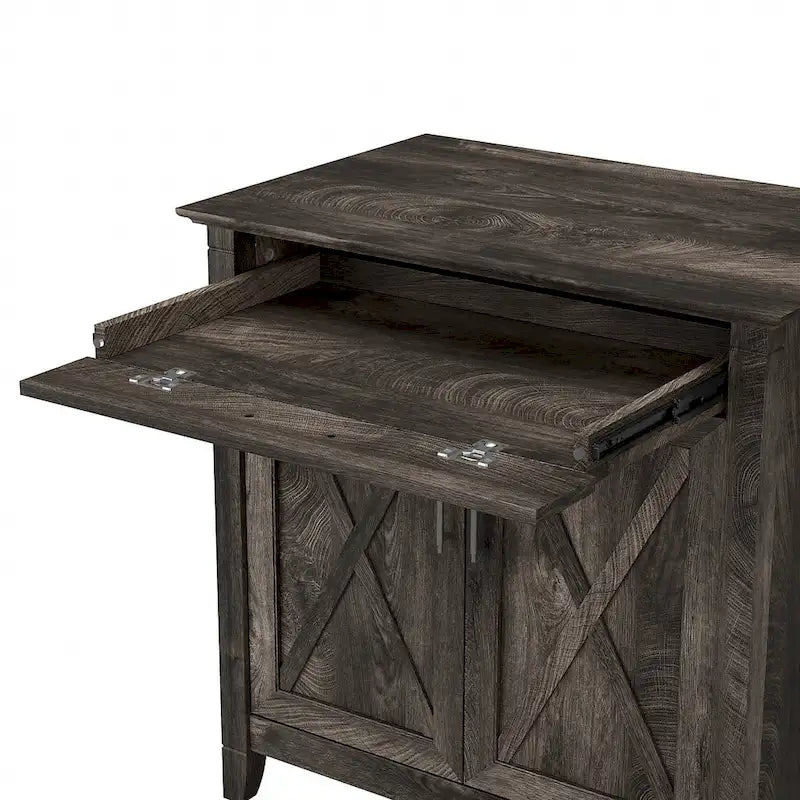 Key-West-Sekretärschreibtisch mit Aufbewahrungsschrank von Bush Furniture