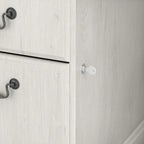 Bush Furniture Saratoga Schreibtisch für Führungskräfte mit Schubladen und Stauraum