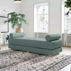 Tagesbett / ausklappbares Schlafsofa in Queen-Size – Microvelours