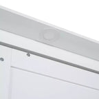 Lit escamotable mural queen size avec canapé, lit armoire pliant queen size avec bibliothèque et étagères pour chambre d’amis ou bureau