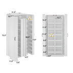 Organisateur de cuisine polyvalent : meuble compact de 31,5 avec rangement astucieux