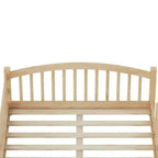 Luxystar Full Size Montessori Low Profile Bed with Safety Rails and Headboard