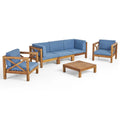 Brava 6-teiliges Outdoor-Set aus Akazienholz von Christopher Knight Home