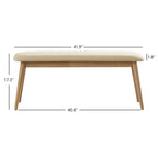 Norwegian Danish Oak Tapered Dining Set by iNSPIRE Q Modern