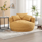 Round Lazy Sofa Chair ?C White/Blue/Grey/Yellow/Orange/Rose Red/Navy/Green, Single & Couple Seat
