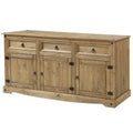 Buffet bahut en bois de 65 pouces, style ferme – Collection Corona
