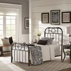 Black Metal Bed