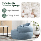 Round Lazy Sofa Chair ?C White/Blue/Grey/Yellow/Orange/Rose Red/Navy/Green, Single & Couple Seat