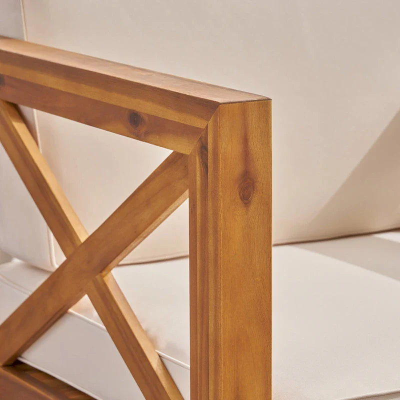 Brava 6-teiliges Outdoor-Set aus Akazienholz von Christopher Knight Home