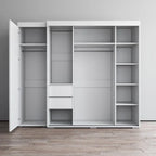 Three-Mirror Wardrobe