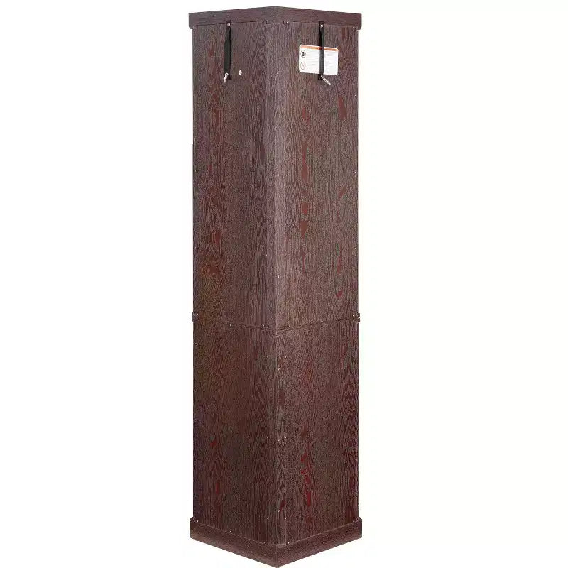 Hoekvitrinekast met glazen deuren en planken, hoekdisplaykast voor de woonkamer