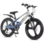 NAYSAYE 20-Zoll-Mountainbike für Kinder mit 7-Gang-Schaltung und Rahmen aus Magnesiumlegierung für Jungen und Mädchen von 8 bis 12 Jahren, 57.09*21.65*29.92
