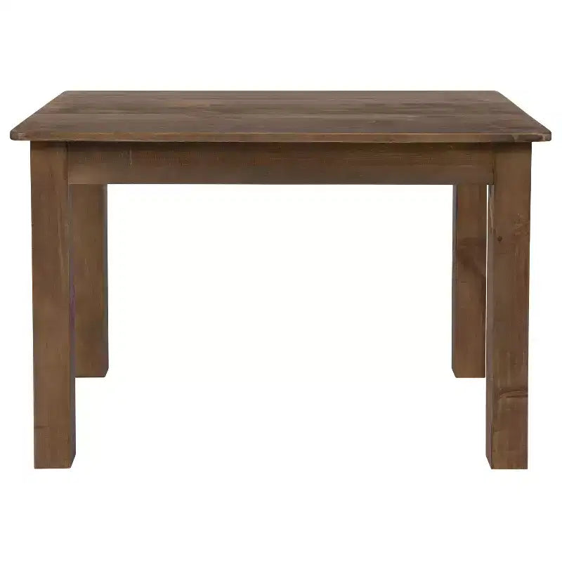 Table de salle à manger de ferme rectangulaire en pin massif Flash Furniture, 46 x 30