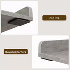 Washer Dryer Countertop, Laundry Topper with Raised Edge & Non-Slip Pad for Hamper Counter Storage & Laundry Room Organization
